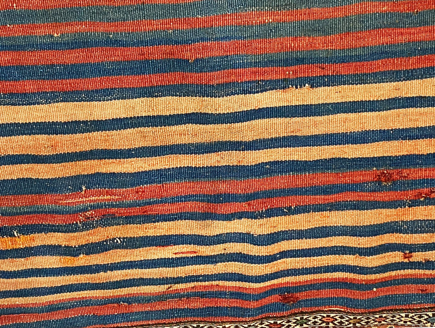 #5962 Antique and Rare Tribal Caucasian Kuba Kilim 5'42" by 3'42"