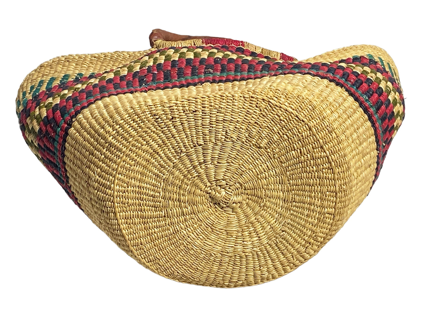 #5989 African Ghanian Bolga Basket 18" H by 20" W