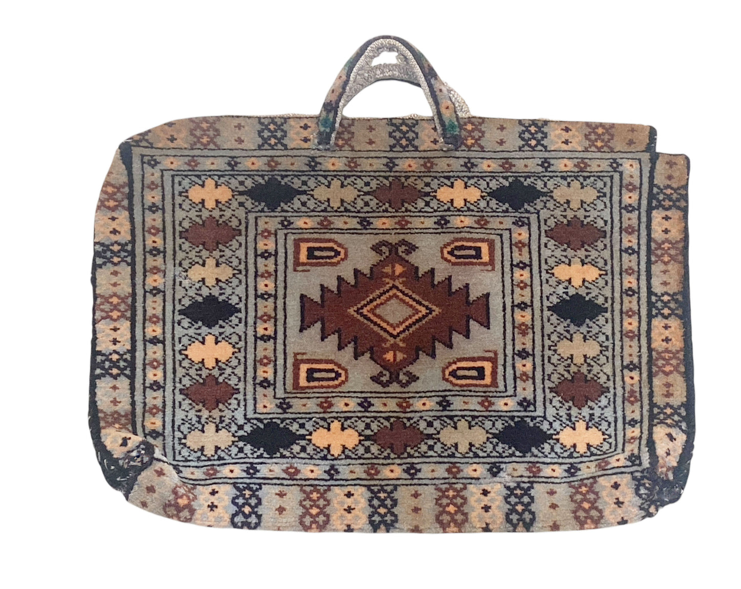 #665 Antique Caucasian Tribal HandBag 20" W