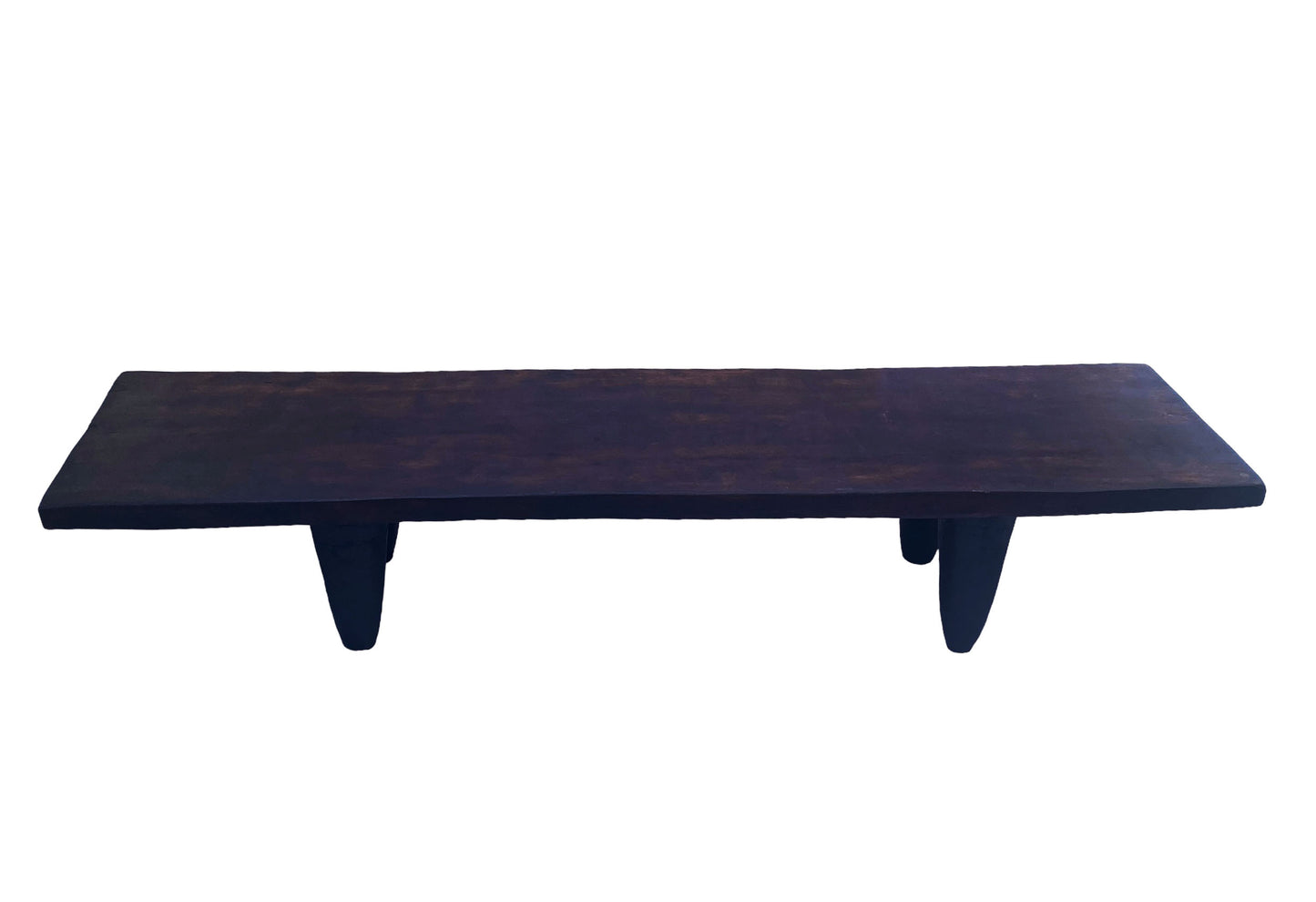 #5941 Large Tribal Senufo Coffee Table/stool   74.5" W