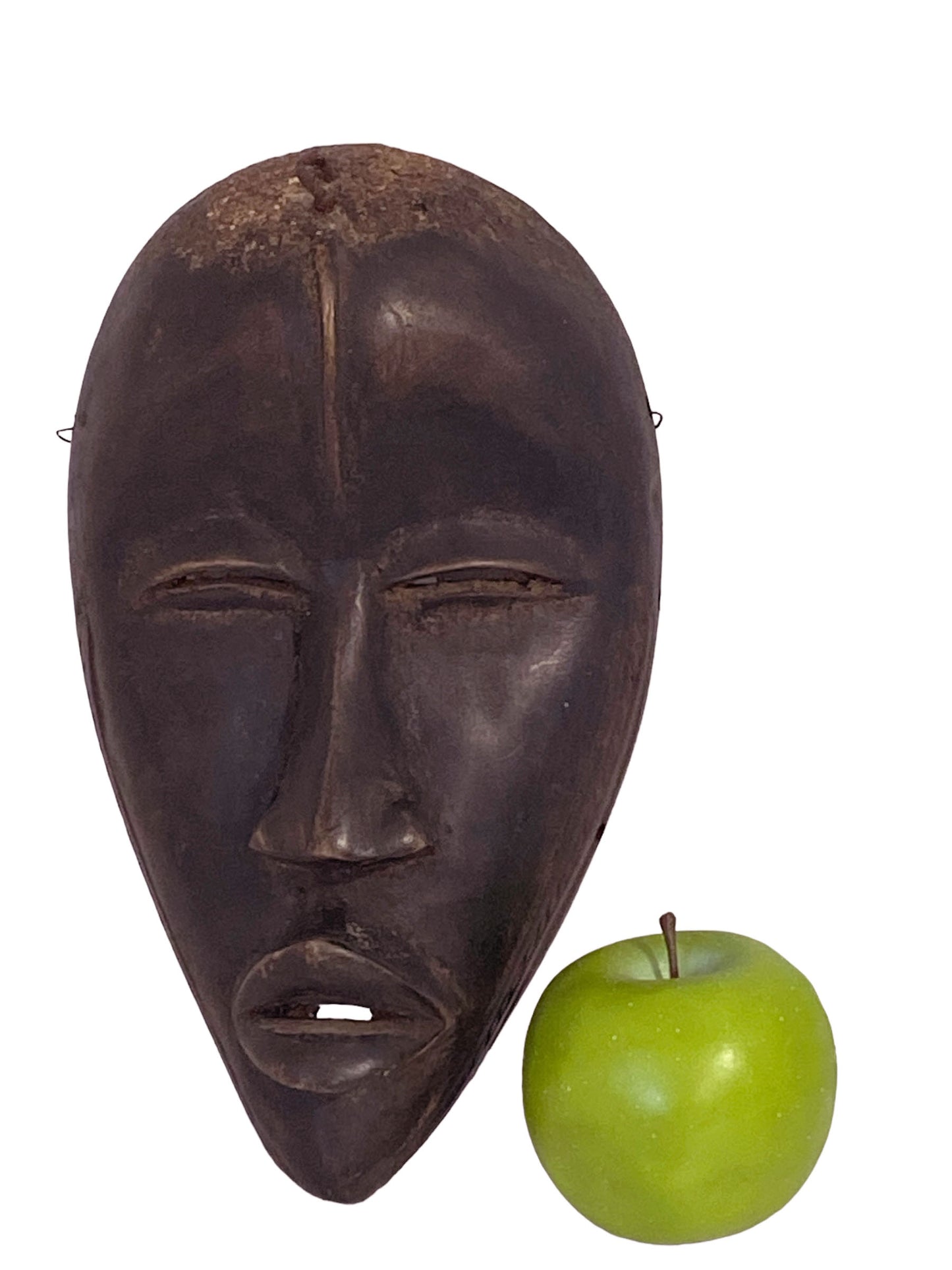 #6004 Old African I .Coast Dan Ceremonial Mask 10" H