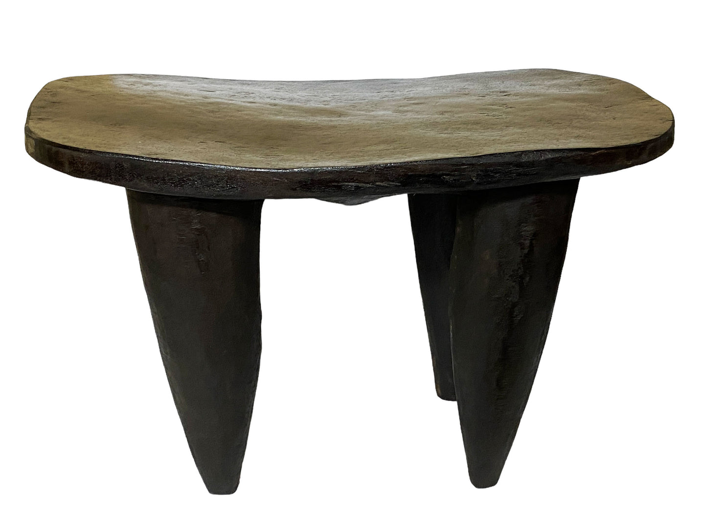 # 5916 African Carved Wood Senufo Table/Stool 27" W