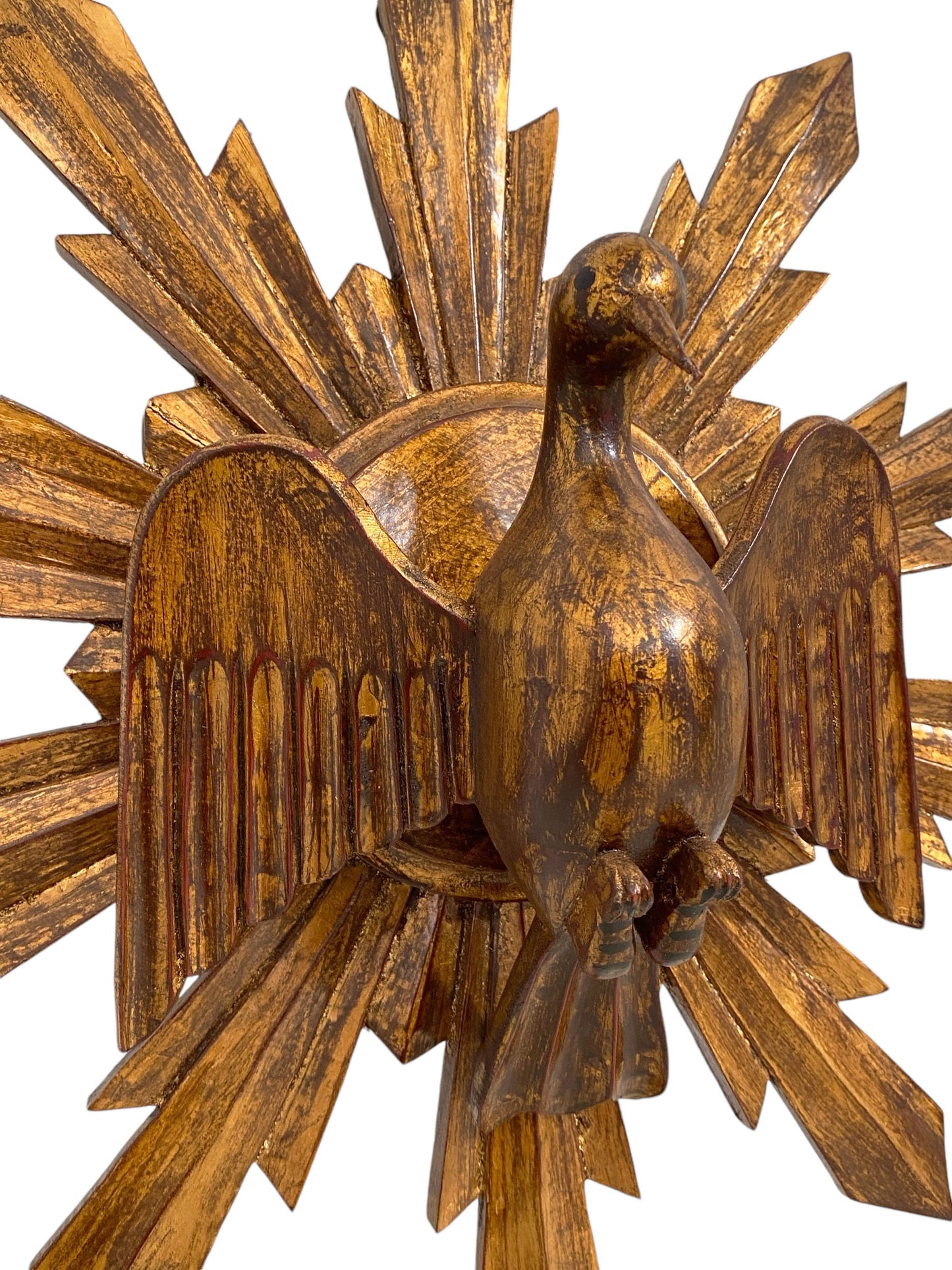 #7047 European Wooden Dove Sunburst the Holy Spirit 20" Diameter