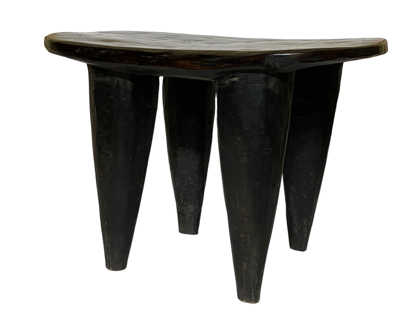 # 5916 African Carved Wood Senufo Table/Stool 27" W