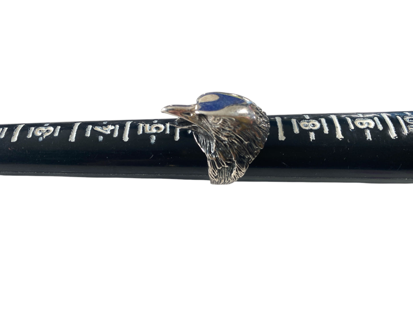 #6329 Vintage Sterling Silver Eagle Head Ring Size 7