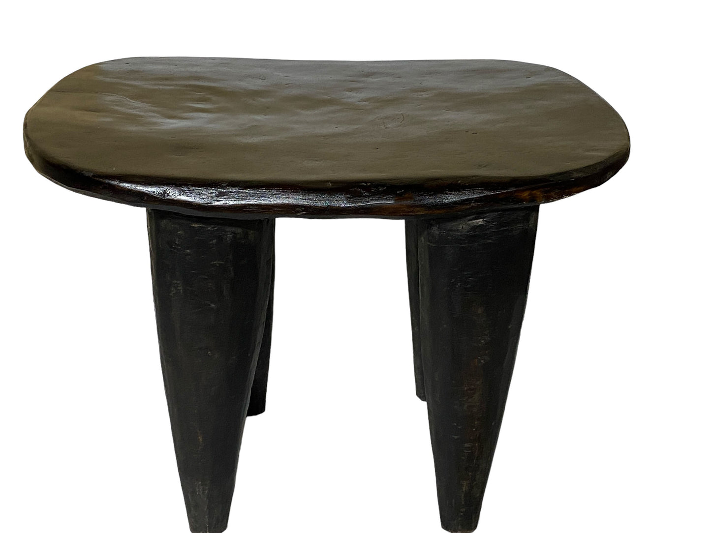 # 5916 African Carved Wood Senufo Table/Stool 27" W