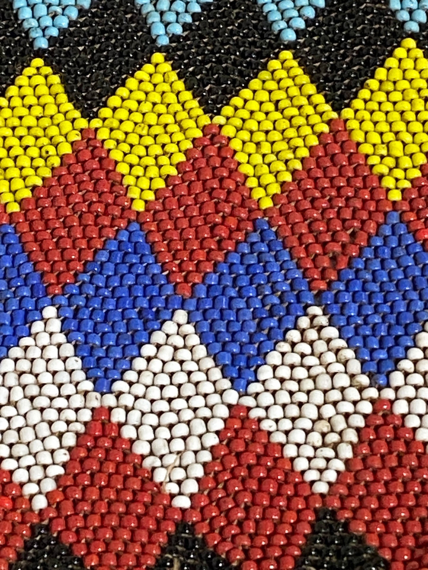 #6316 Ceremonial Skirt Kirdi Beaded Cache Sex Pikuran Cameroon 19" w