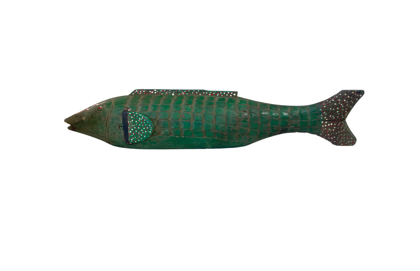 #3648 African Wooden Fish Bozo Tribe Mali 34"