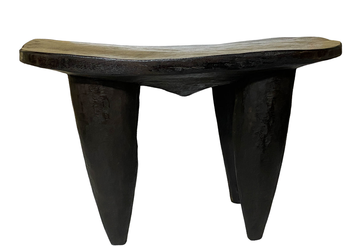# 5916 African Carved Wood Senufo Table/Stool 27" W