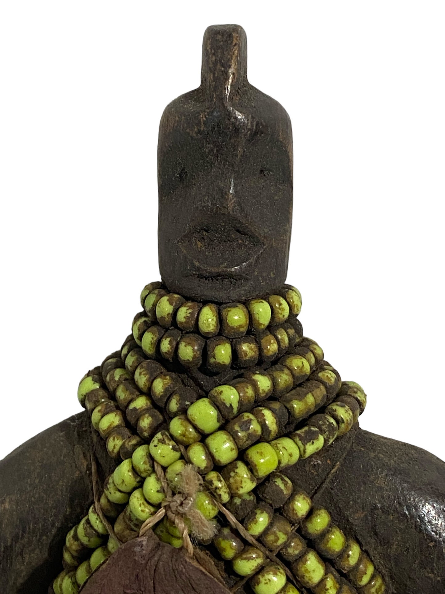 #2049 African Fali Fertility Beaded Doll Phallic Cameroon 7.5" H