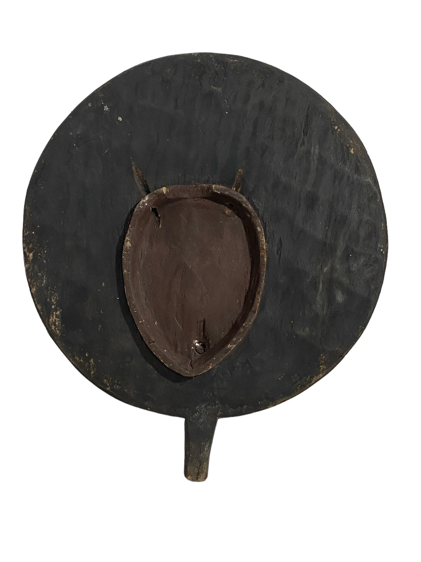 #6172 African Wooden Bwa Sun Mask Burkina Faso 18" H