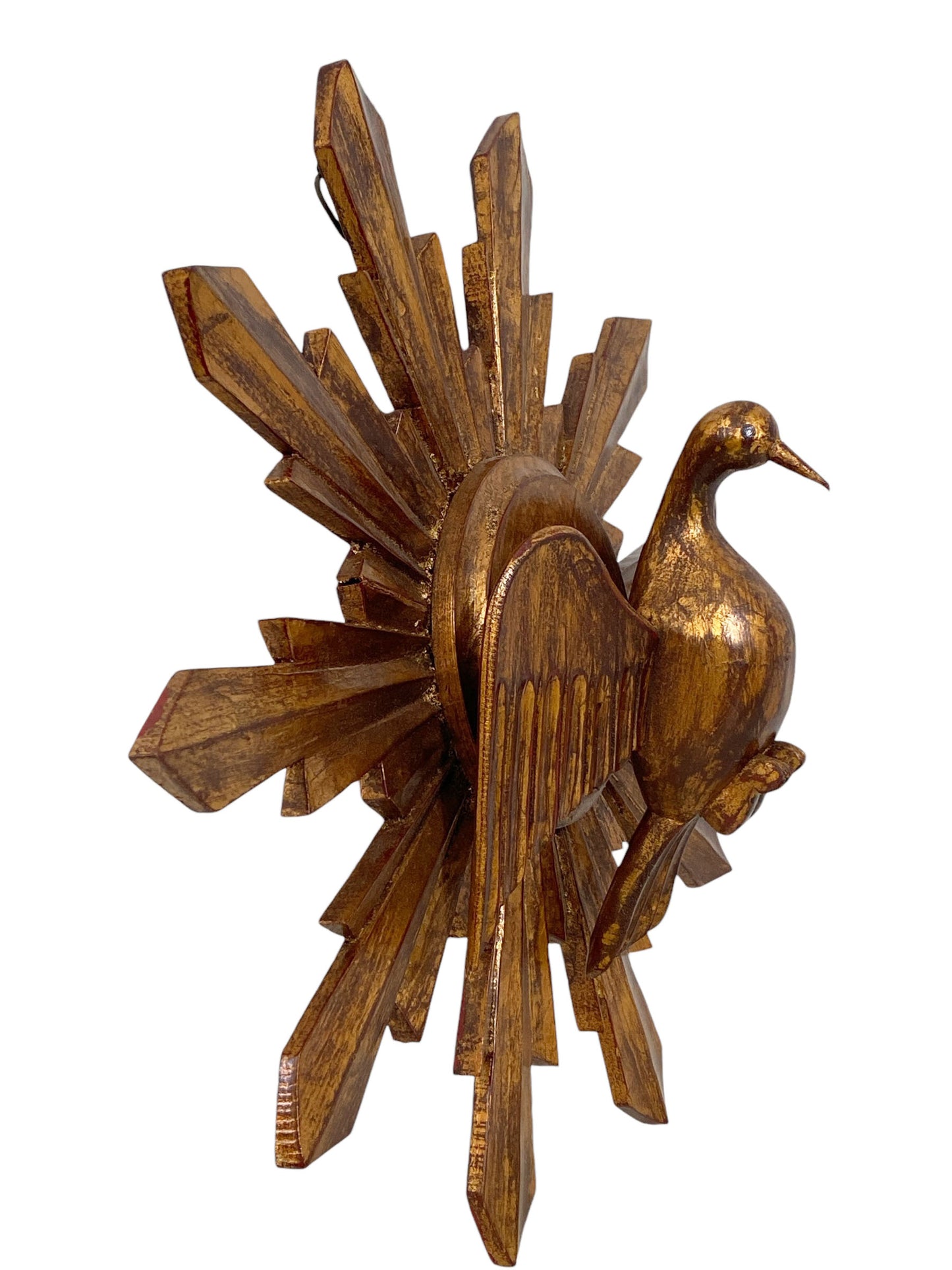 #7047 European Wooden Dove Sunburst the Holy Spirit 20" Diameter