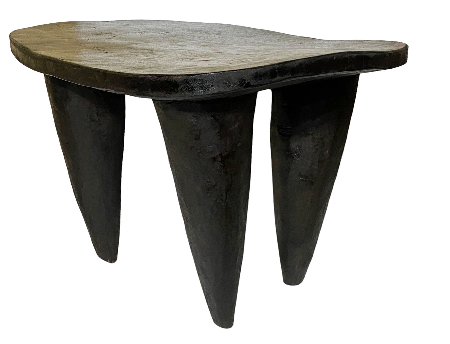 # 5916 African Carved Wood Senufo Table/Stool 27" W
