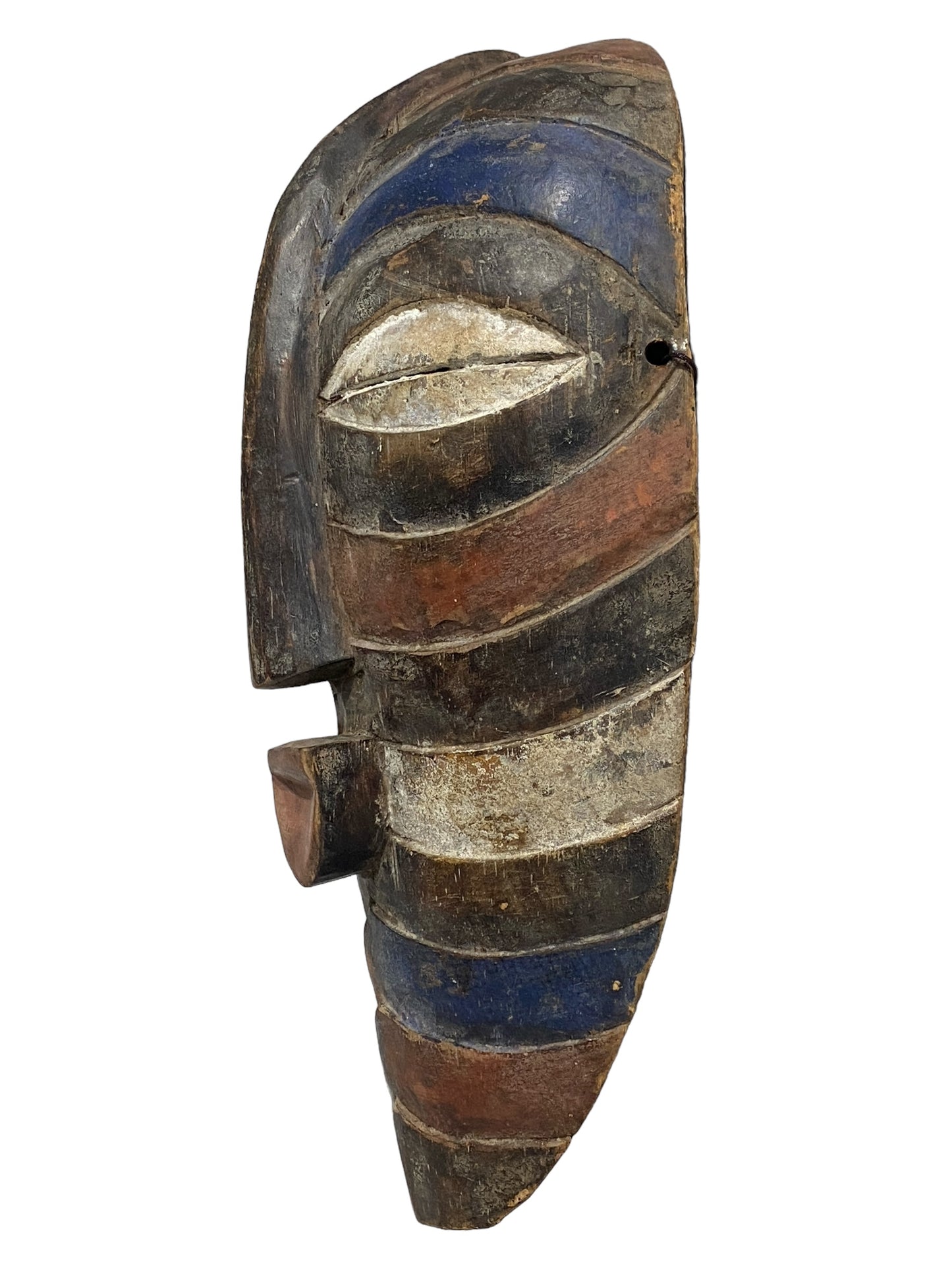 # 1678 African Songye Kifwebe Mask 16"h