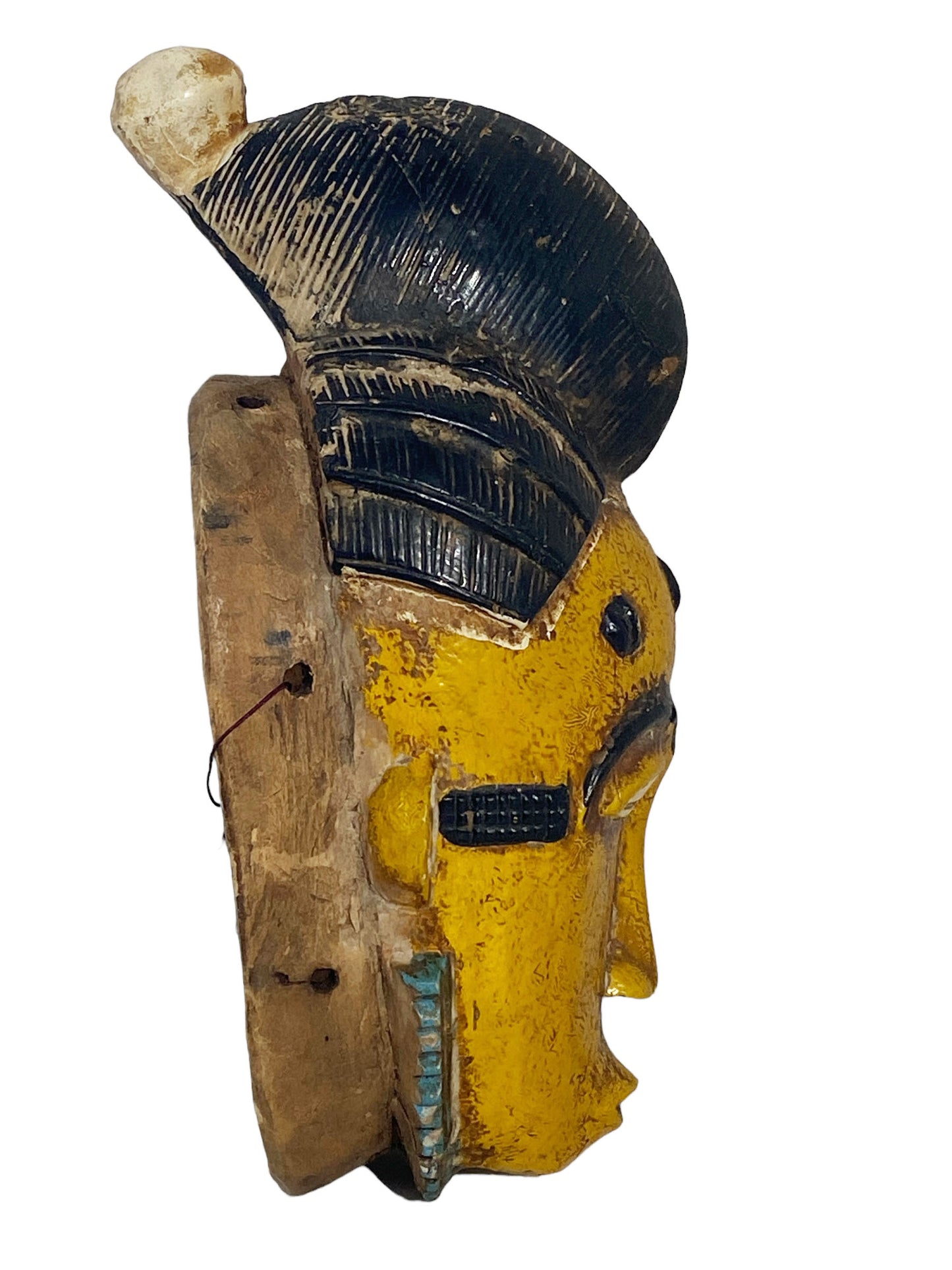 #3521 African Guru Passport Portrait Mask Cote d'Ivoire 11"