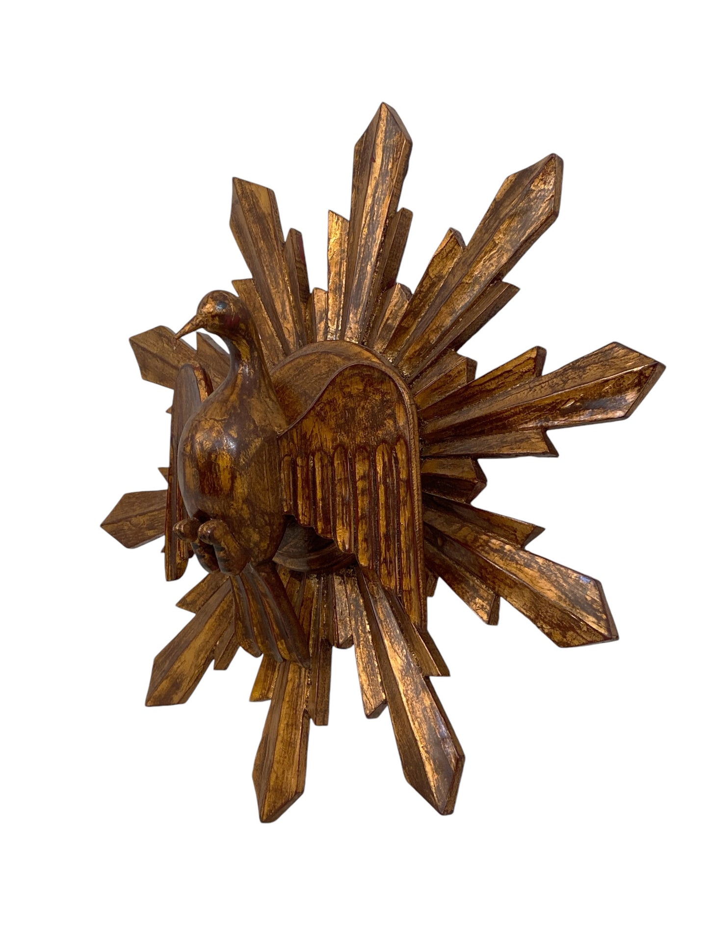 #7047 European Wooden Dove Sunburst the Holy Spirit 20" Diameter
