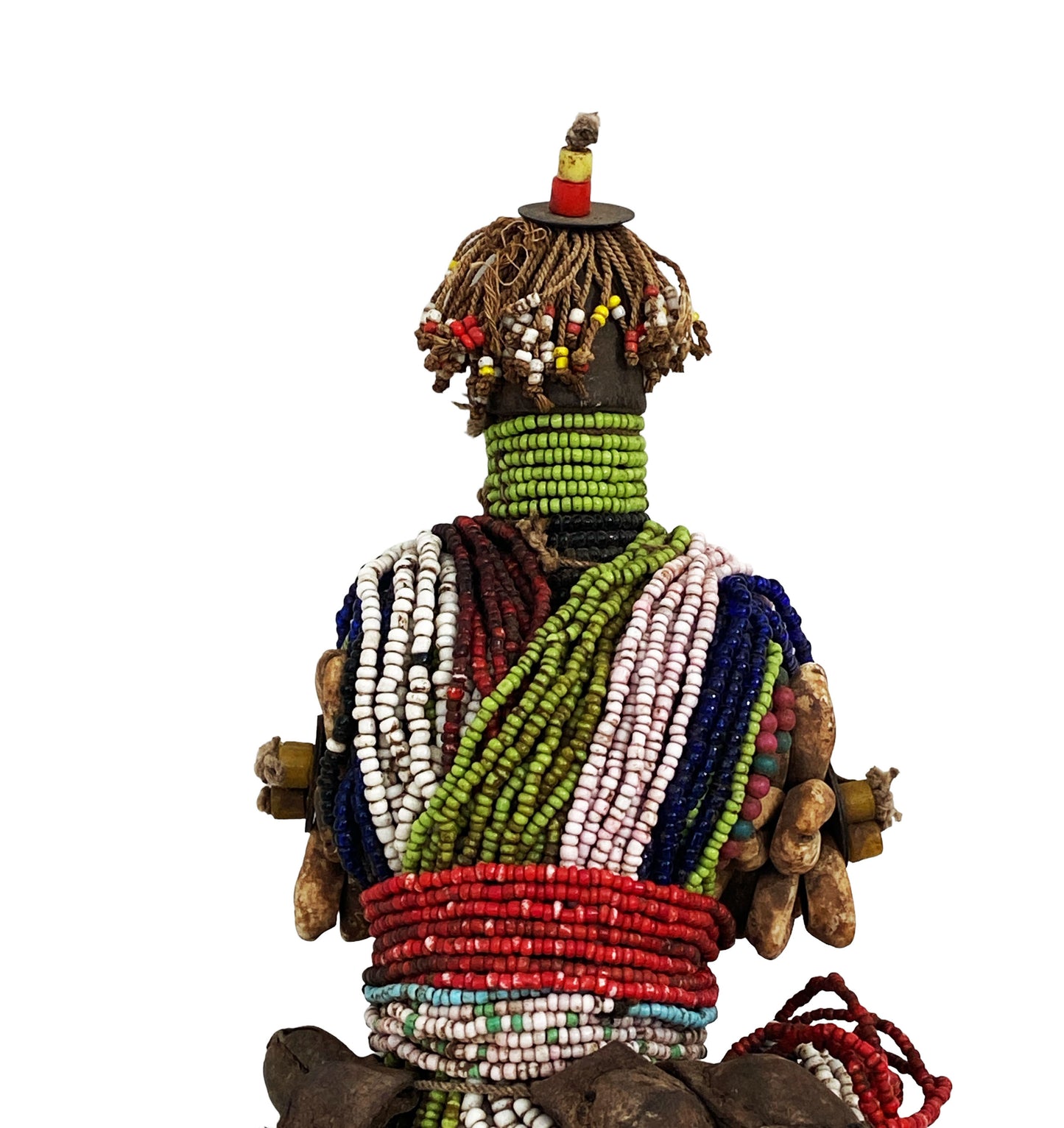 #7226 African Fali Fertility Doll Phallic Cameroon 9" H