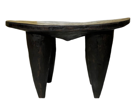 # 5915 African Carved Wood Senufo Table/Stool 21.25" W