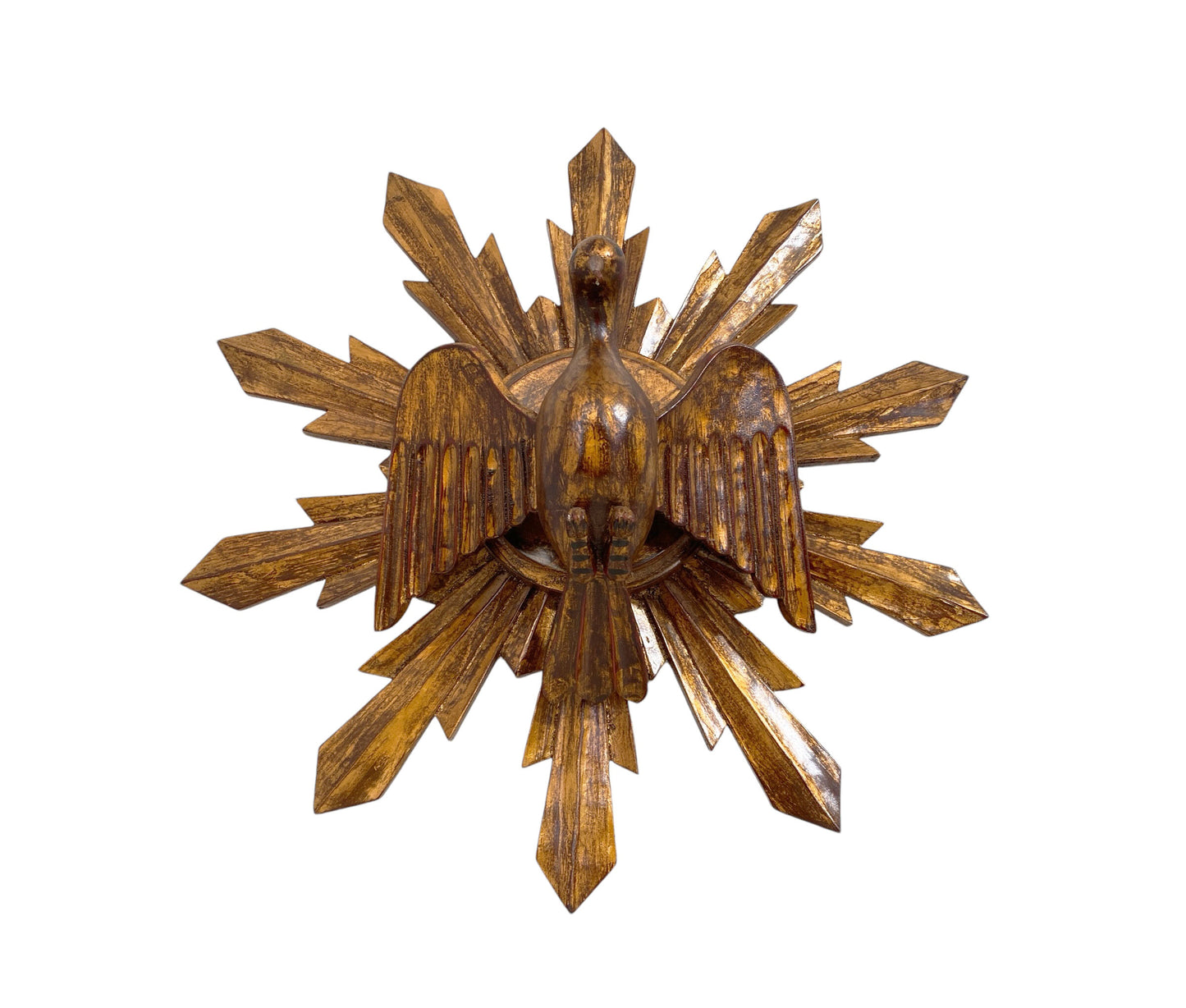 #7047 European Wooden Dove Sunburst the Holy Spirit 20" Diameter