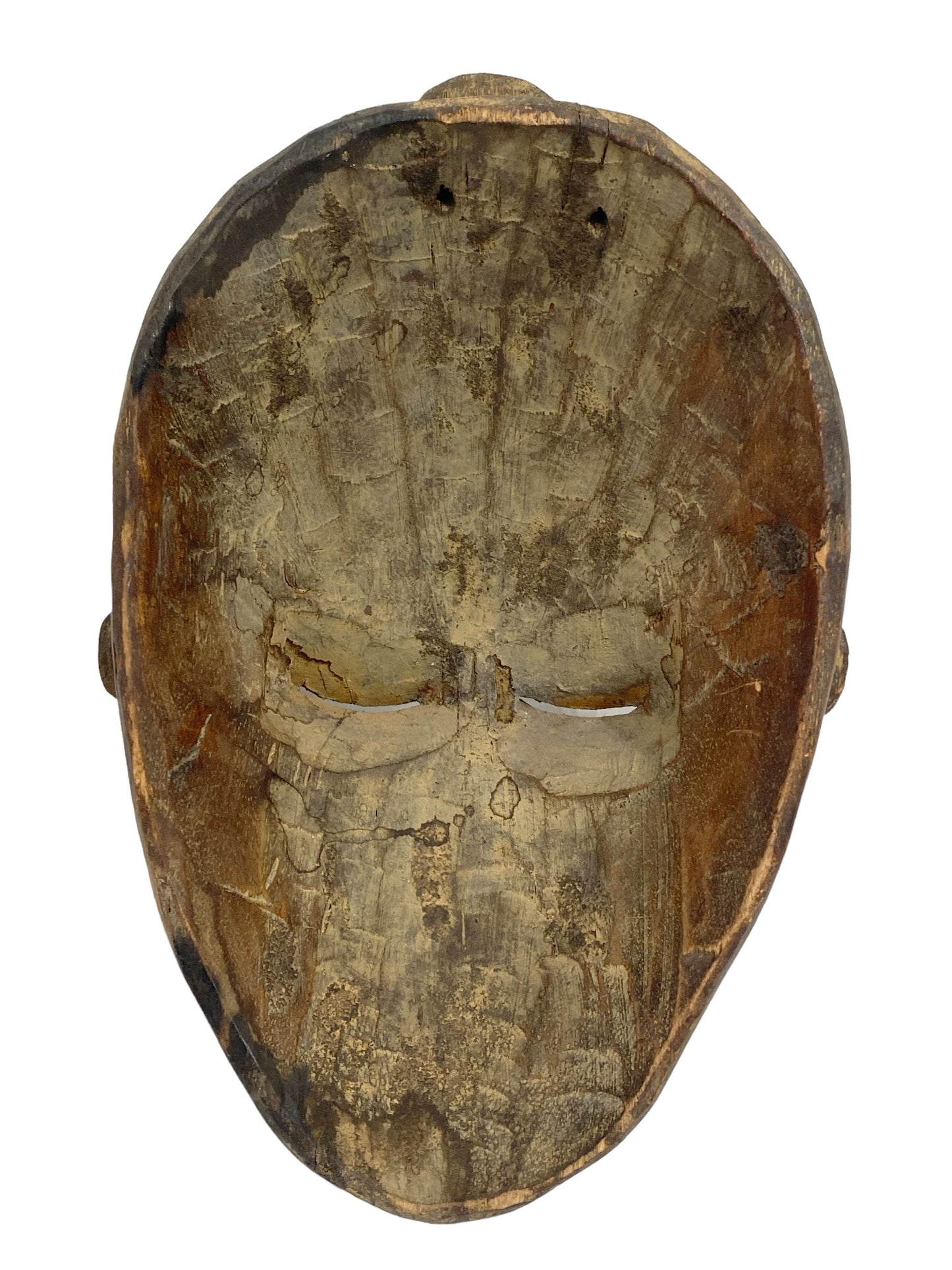 #5996 Vintage African Baule Portrait Mask Cote D'ivoire 13" H