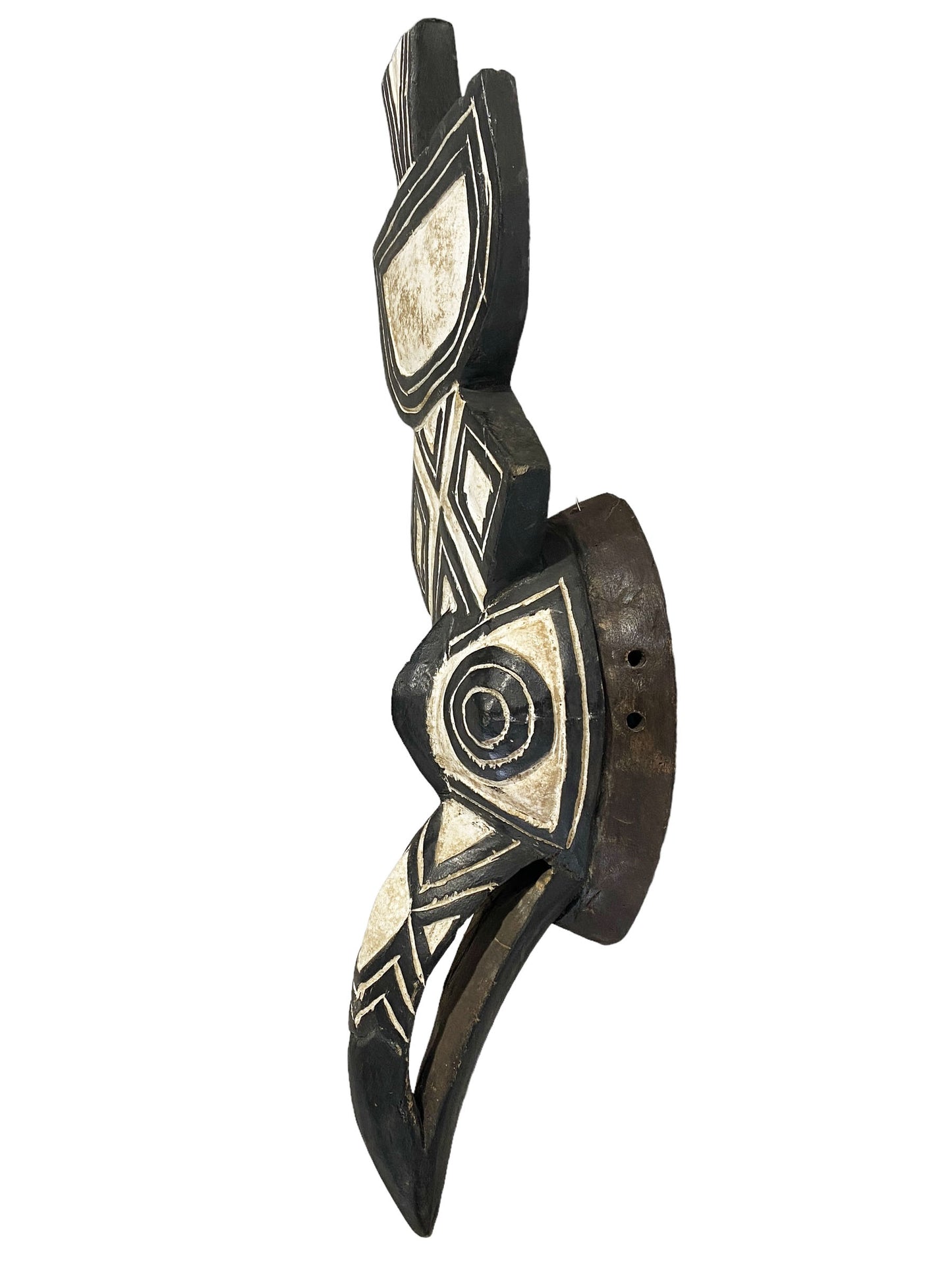 #2280 Bobo Bird Dance Mask Helmet Burkina Faso 26.5" H