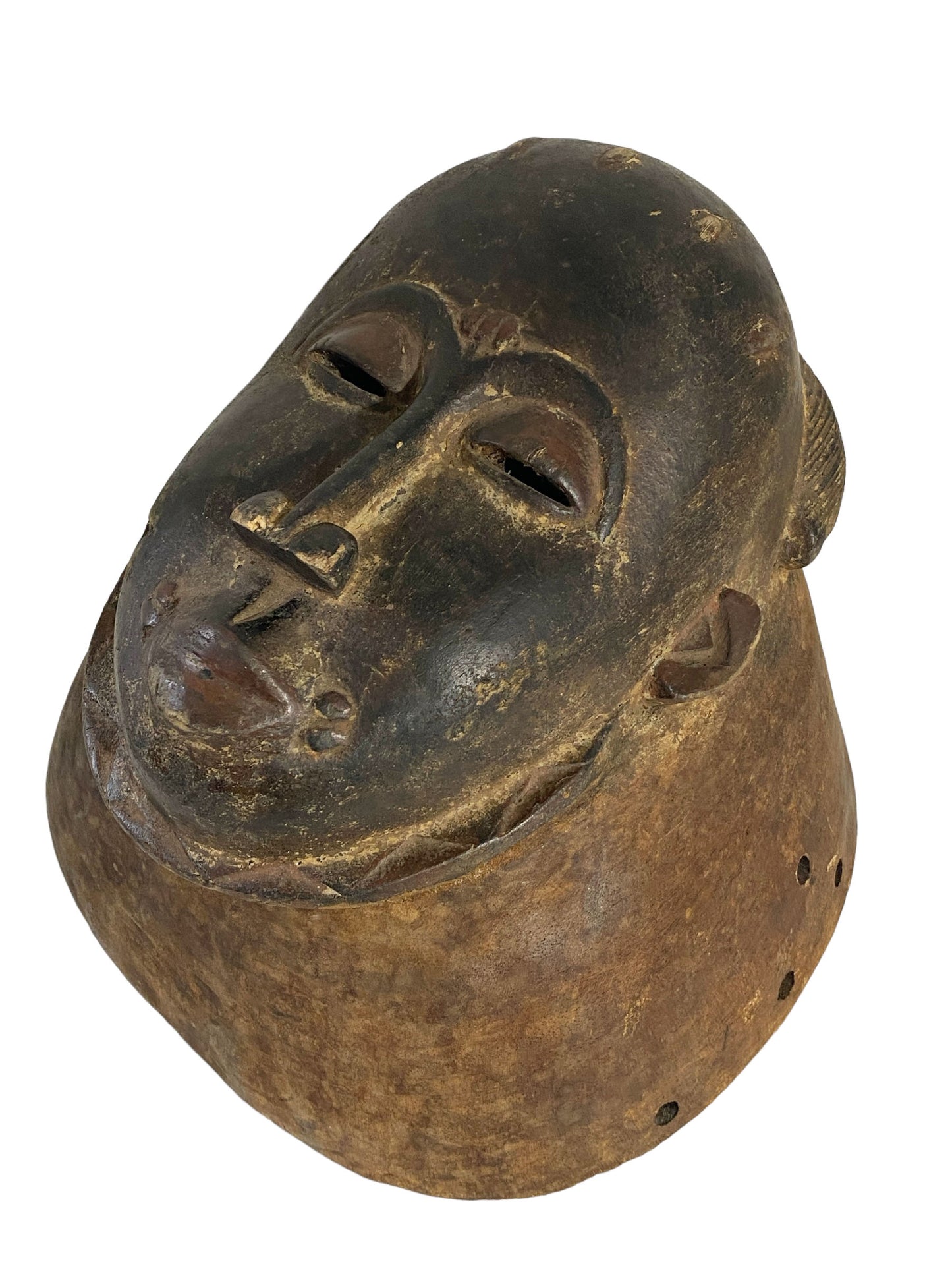 #2020 Superb /Rare Baule Portrait Head Mask/Helmet Mblo/Kpan Cote d'Ivoire Africa