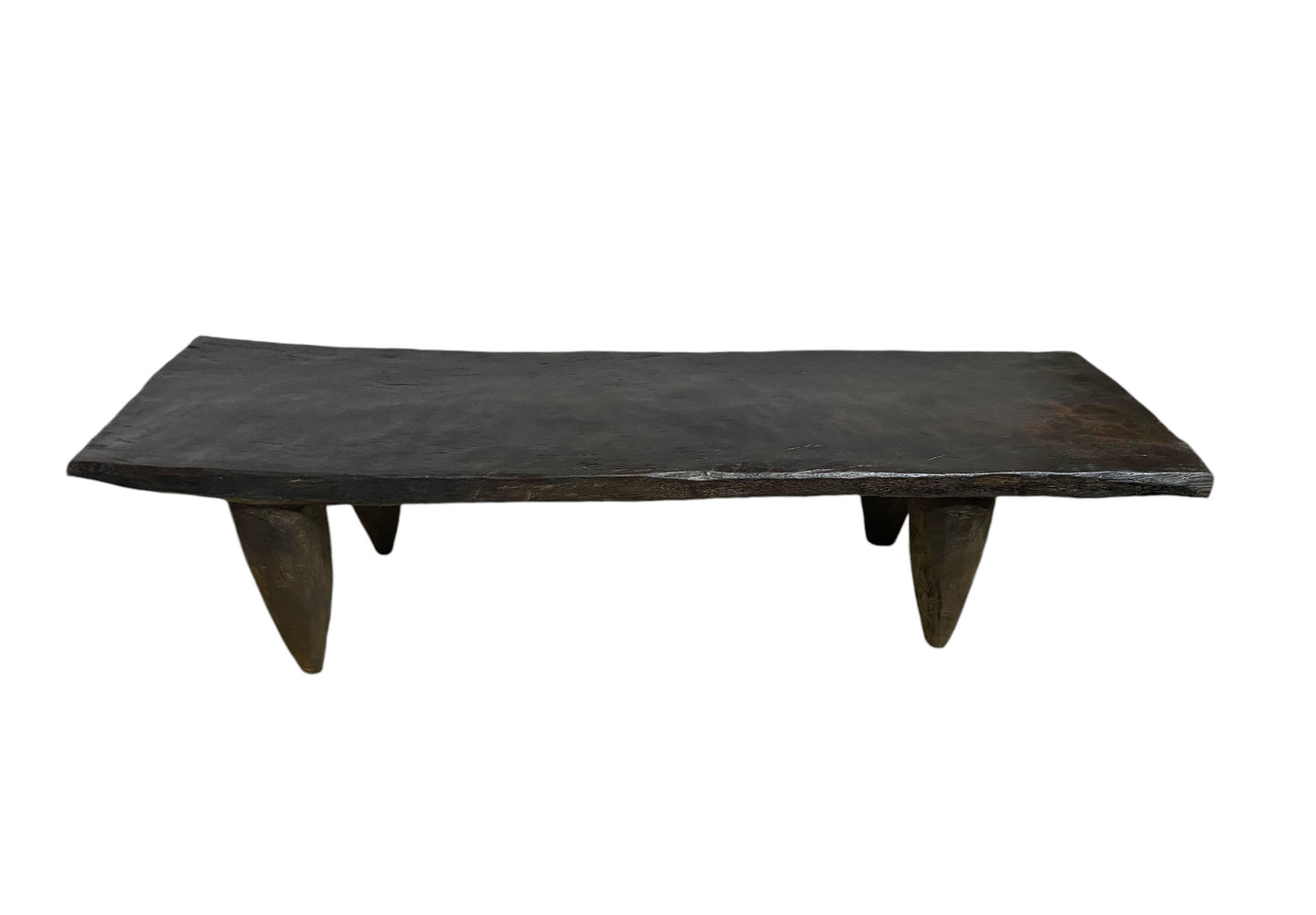 # 6270 African Carved Wood Senufo Table/Stool 42" W
