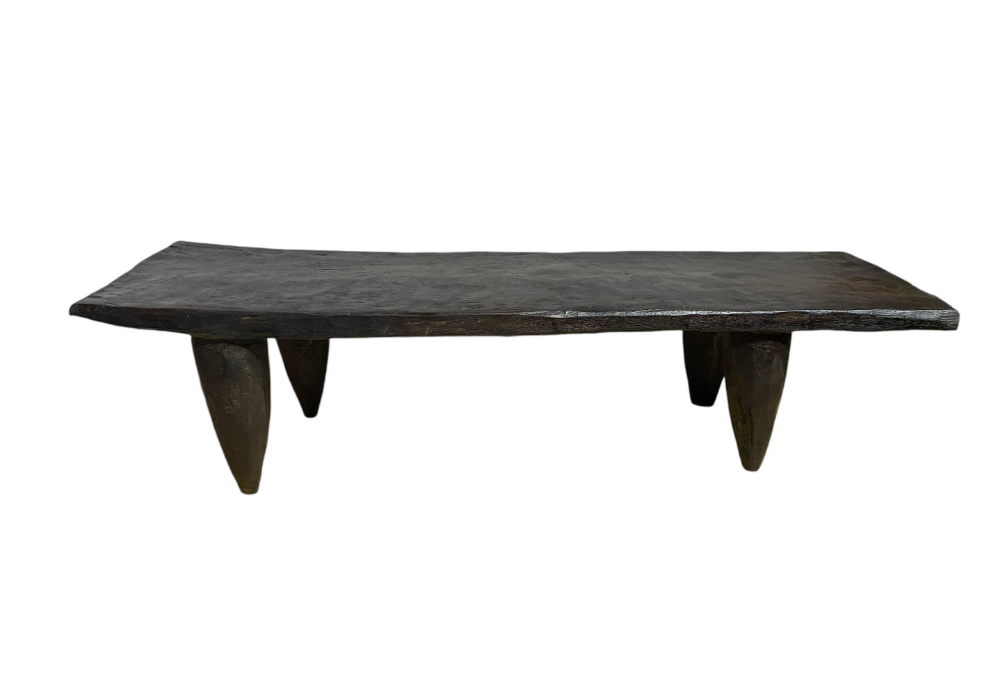 # 6270 African Carved Wood Senufo Table/Stool 42" W
