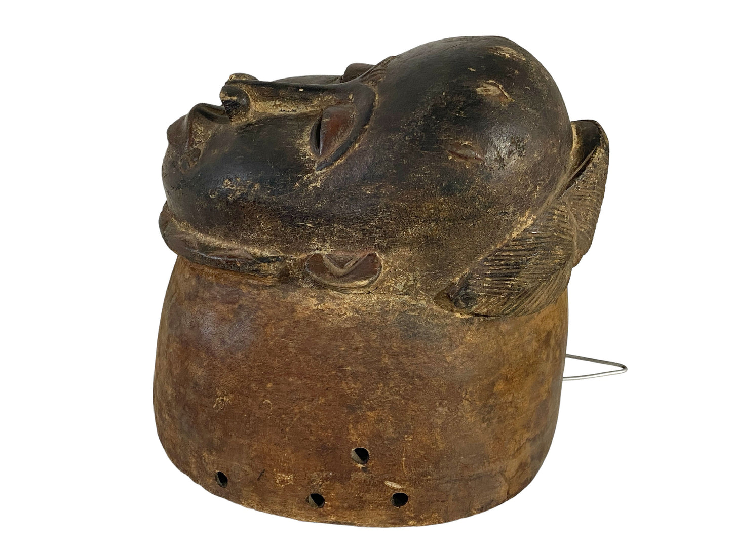 #2020 Superb /Rare Baule Portrait Head Mask/Helmet Mblo/Kpan Cote d'Ivoire Africa