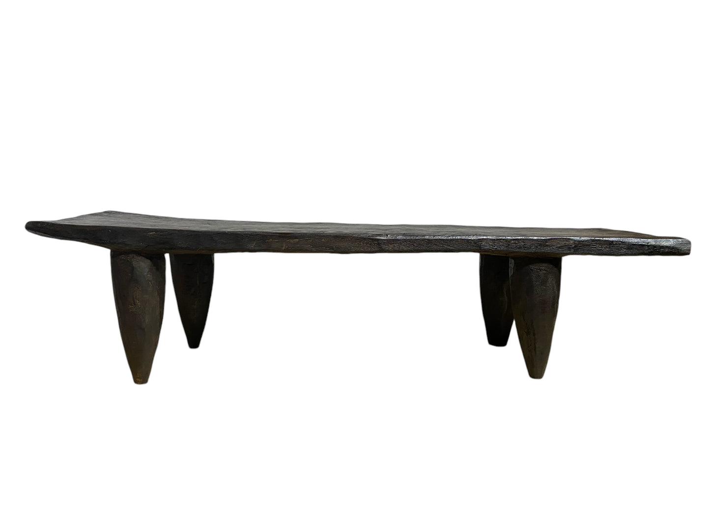 # 6270 African Carved Wood Senufo Table/Stool 42" W