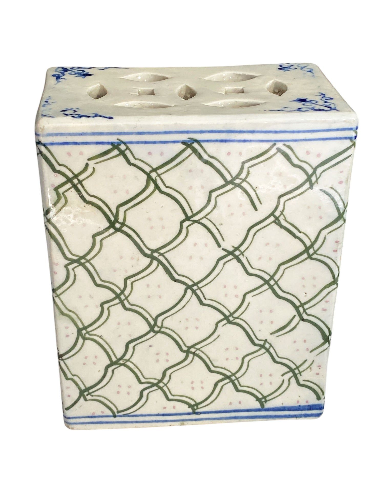 #6140 Vintage Asian Porcelain Opium Pillow