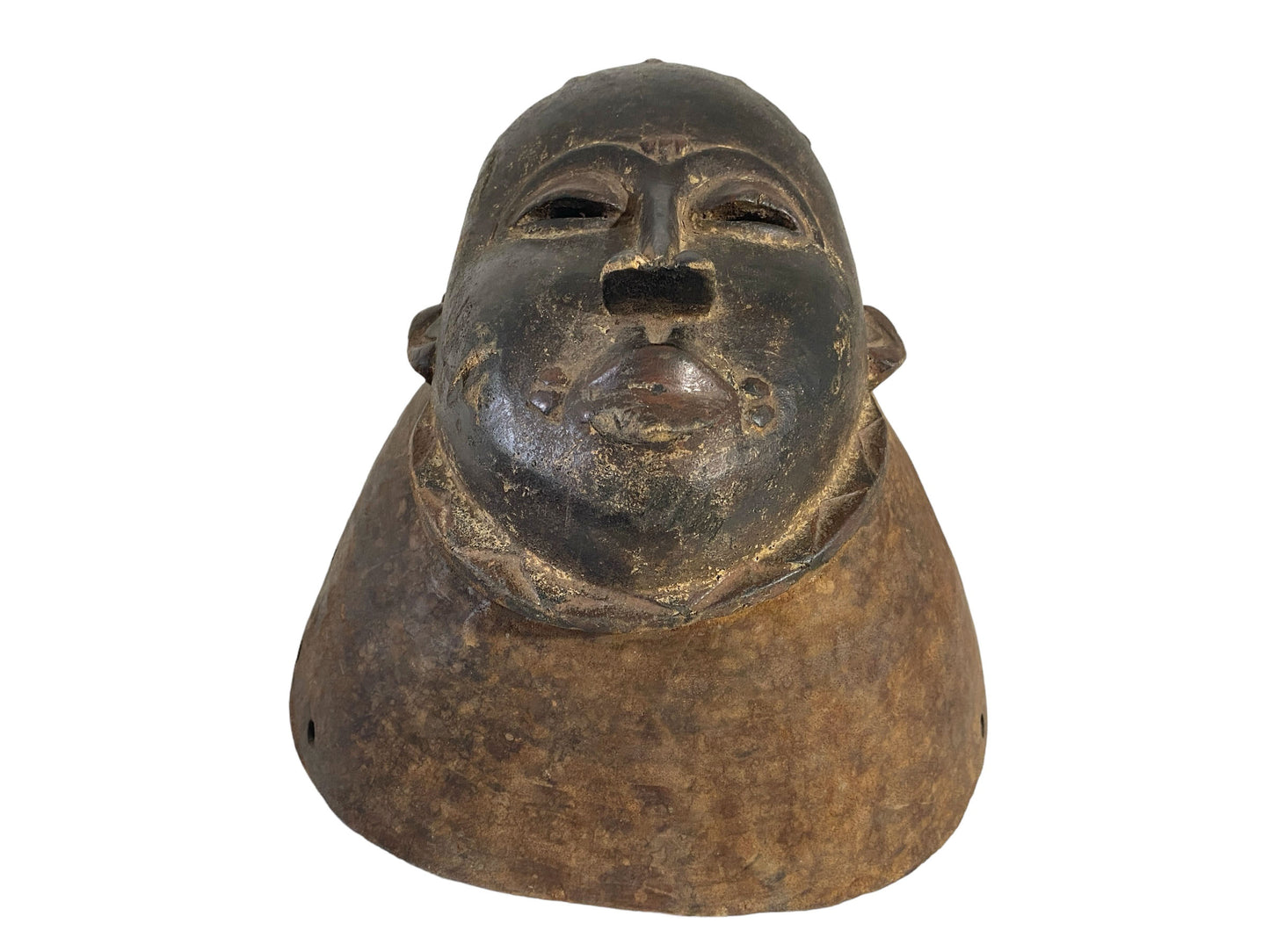 #2020 Superb /Rare Baule Portrait Head Mask/Helmet Mblo/Kpan Cote d'Ivoire Africa
