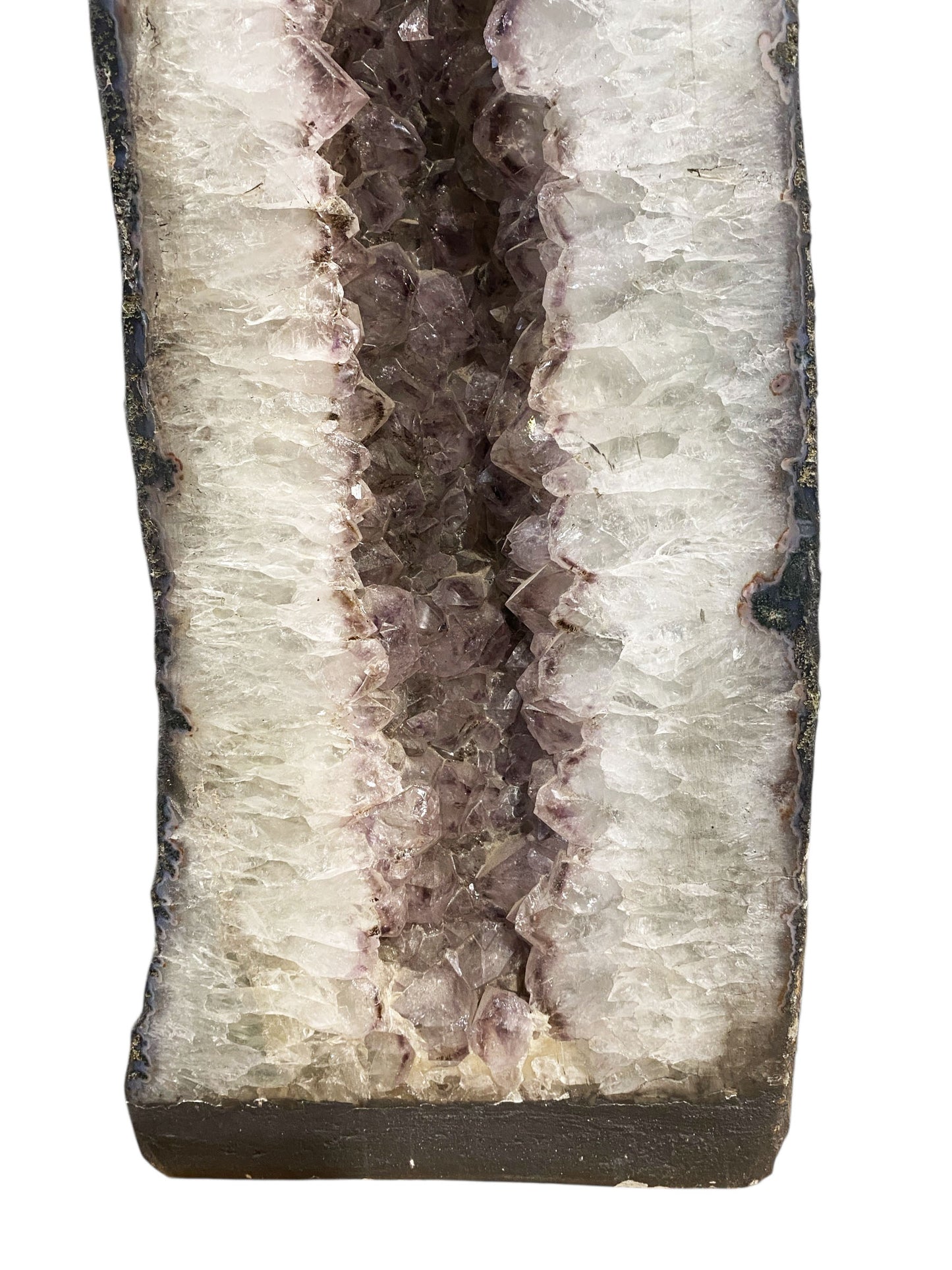 #7455 Massive Brazilian Cathedral Quartz Amethyst Geode 31" H