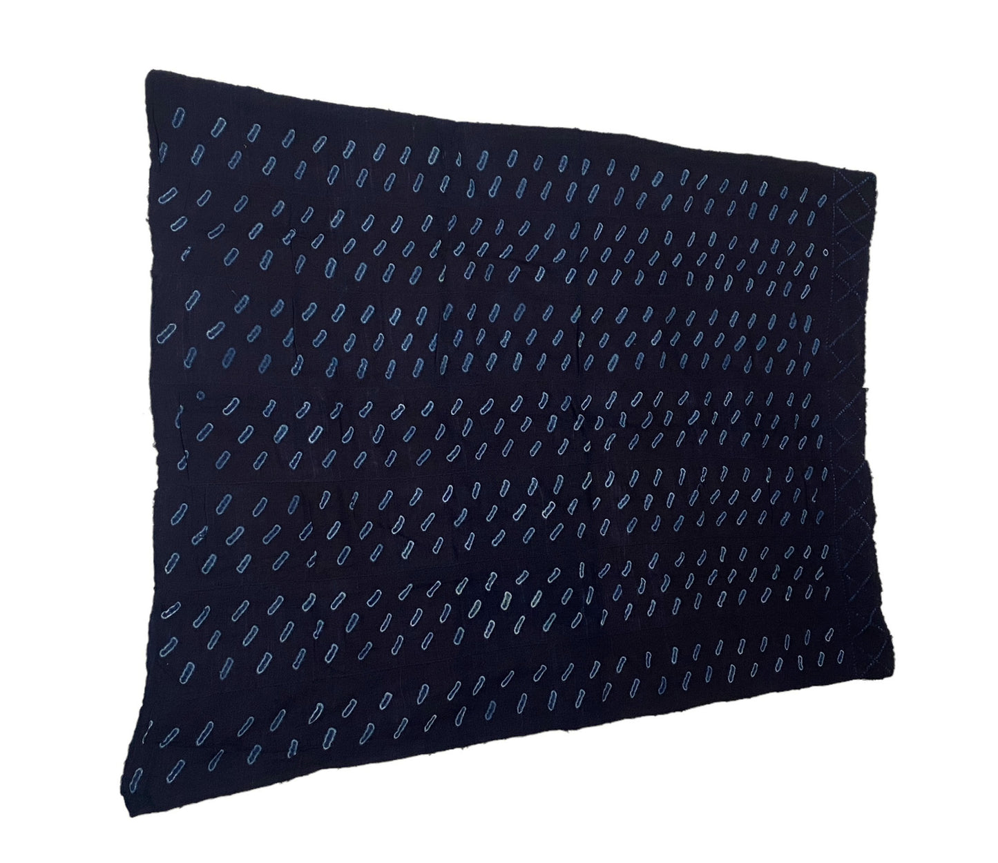 #7158 Fine Indigo Cloth - Mossi Tribe Burkina Faso 58" H by 41" W