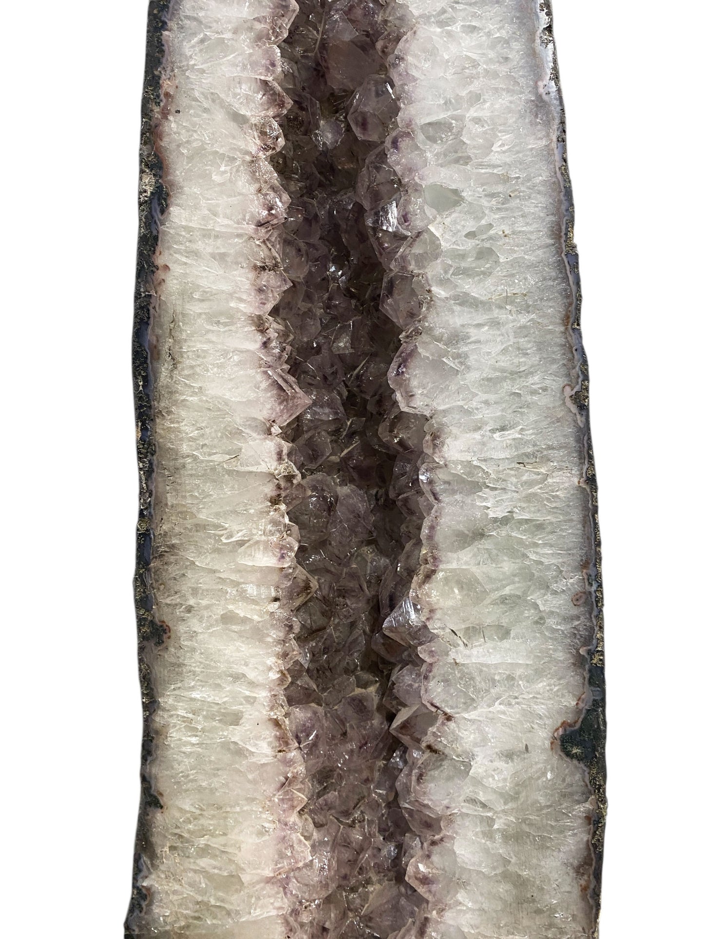 #7455 Massive Brazilian Cathedral Quartz Amethyst Geode 31" H