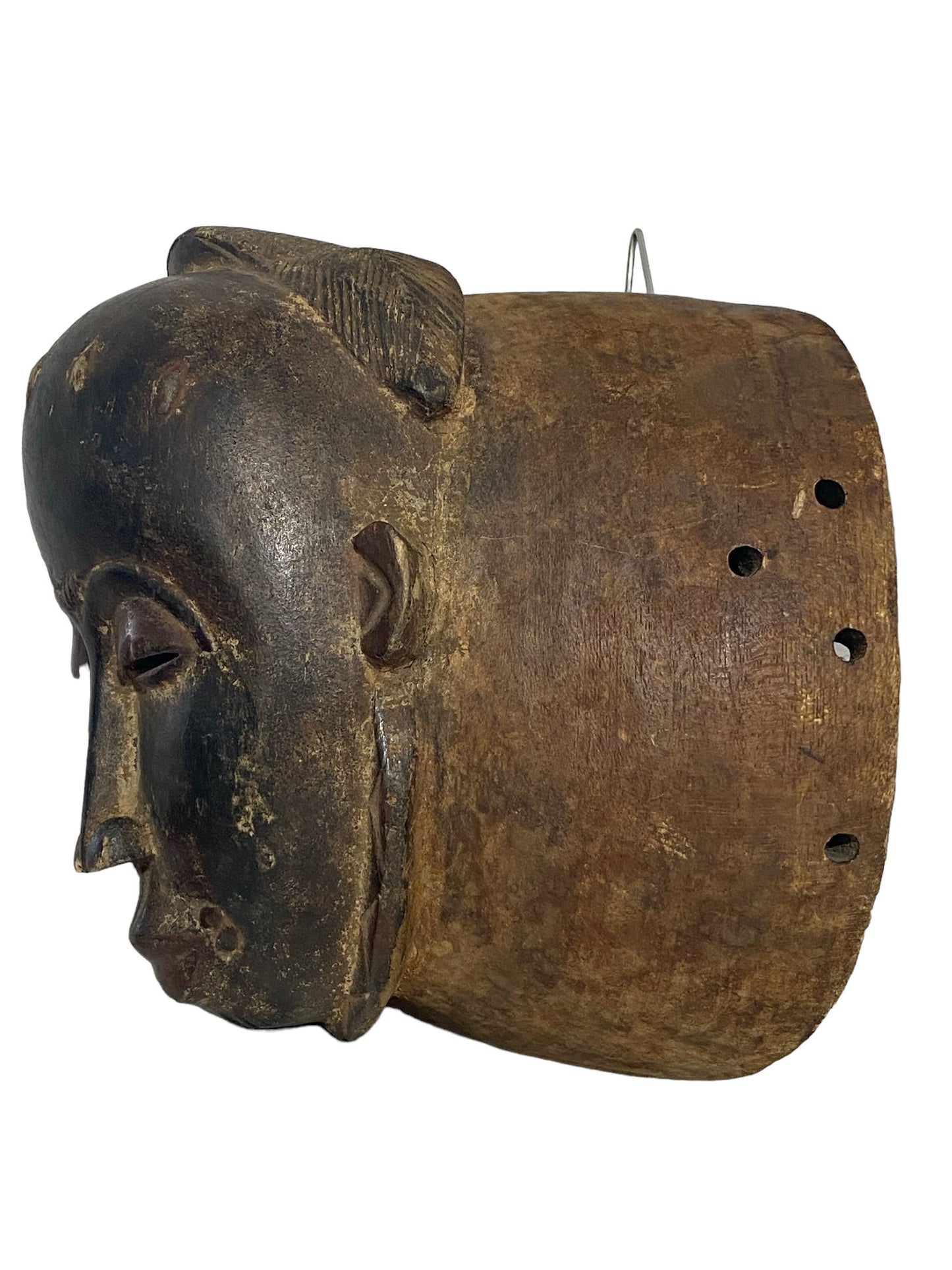 #2020 Superb /Rare Baule Portrait Head Mask/Helmet Mblo/Kpan Cote d'Ivoire Africa