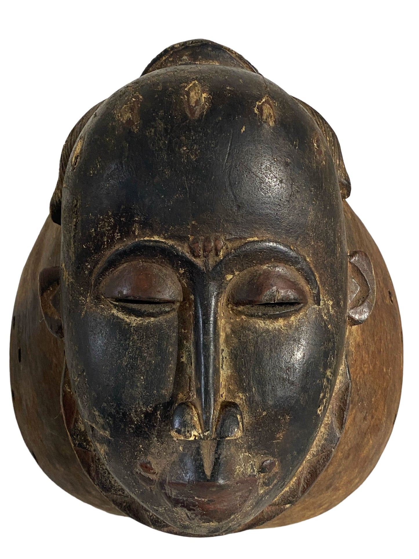 #2020 Superb /Rare Baule Portrait Head Mask/Helmet Mblo/Kpan Cote d'Ivoire Africa