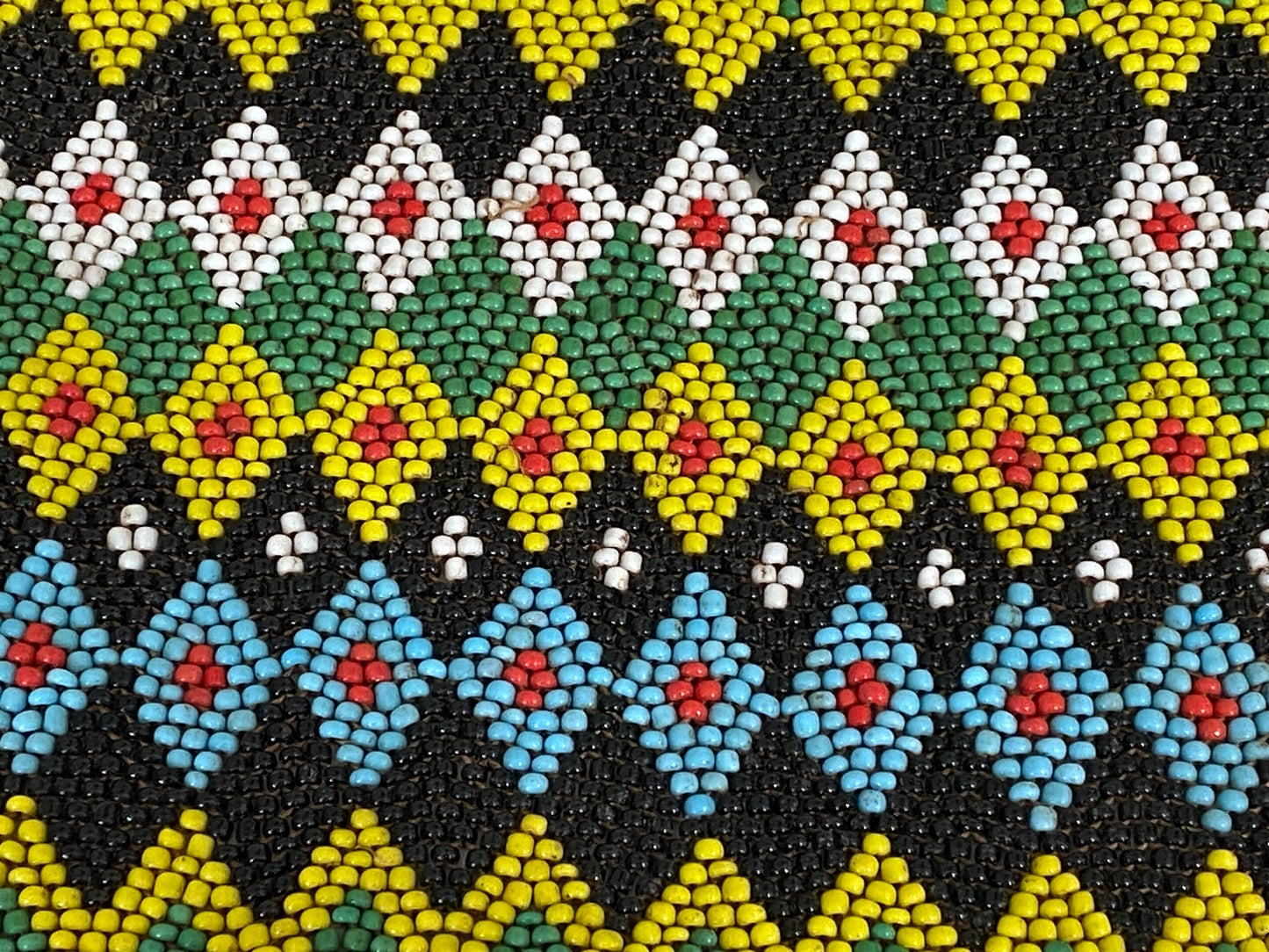 #5752 Ceremonial Skirt Kirdi Beaded Cache Sex Pikuran Cameroon 19" w