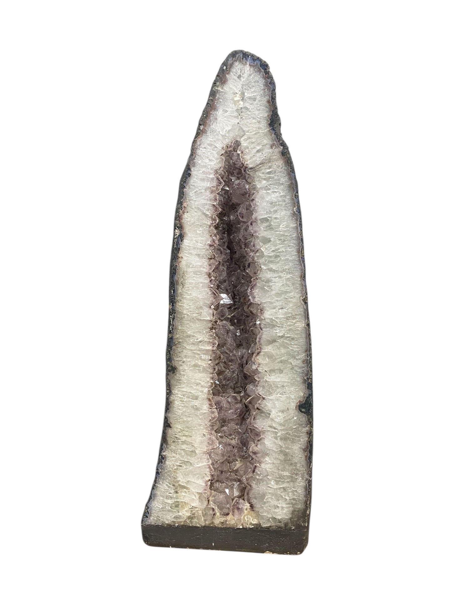 #7455 Massive Brazilian Cathedral Quartz Amethyst Geode 31" H