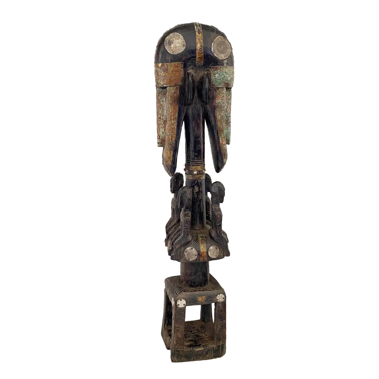 #5000 Rare Vintage  Dogon /Marka tribe Figural Tellem Sculpture 32" H