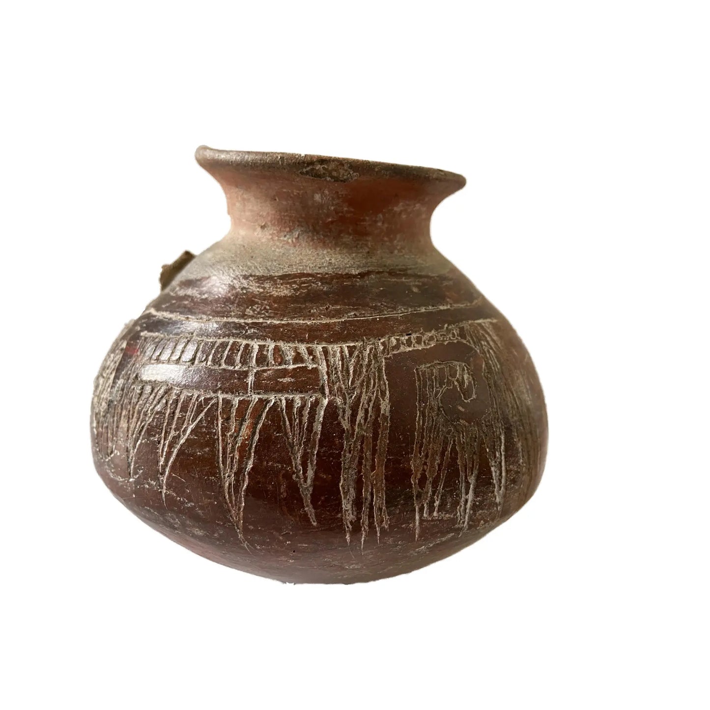 #3606 Pre Colombian Face Pot Central/South America C.500-1200 Ad