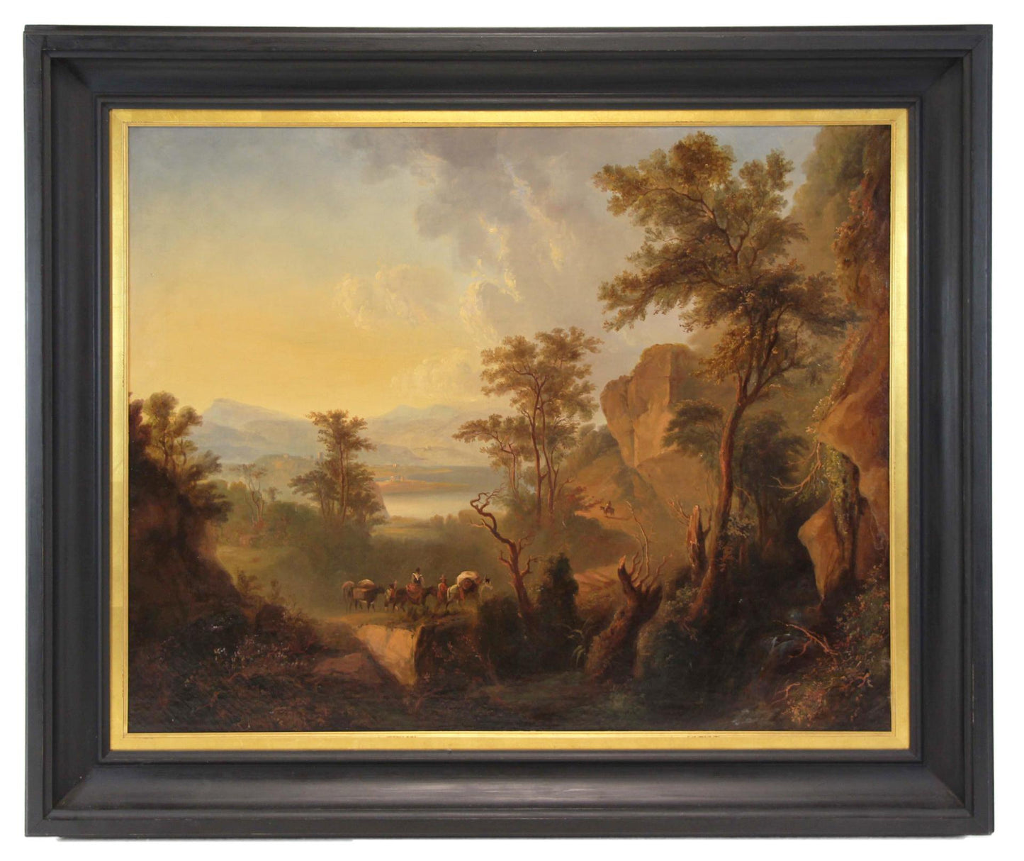#3878 /17th/18th Century European Oil on Canvas Landscape