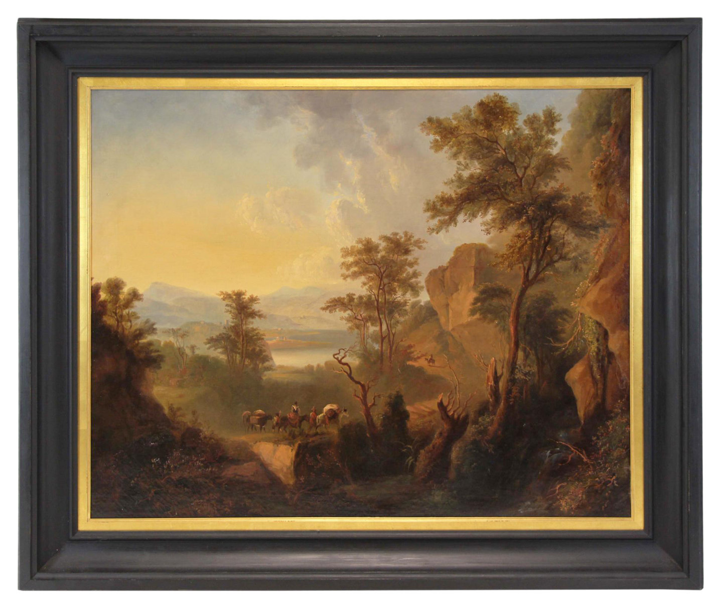 #3878 /17th/18th Century European Oil on Canvas Landscape