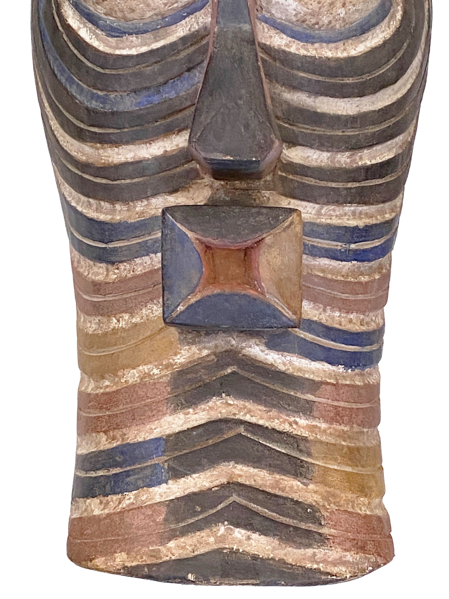 #1768 Huge African Songye Kifwebe Wooden Mask 27.5" H
