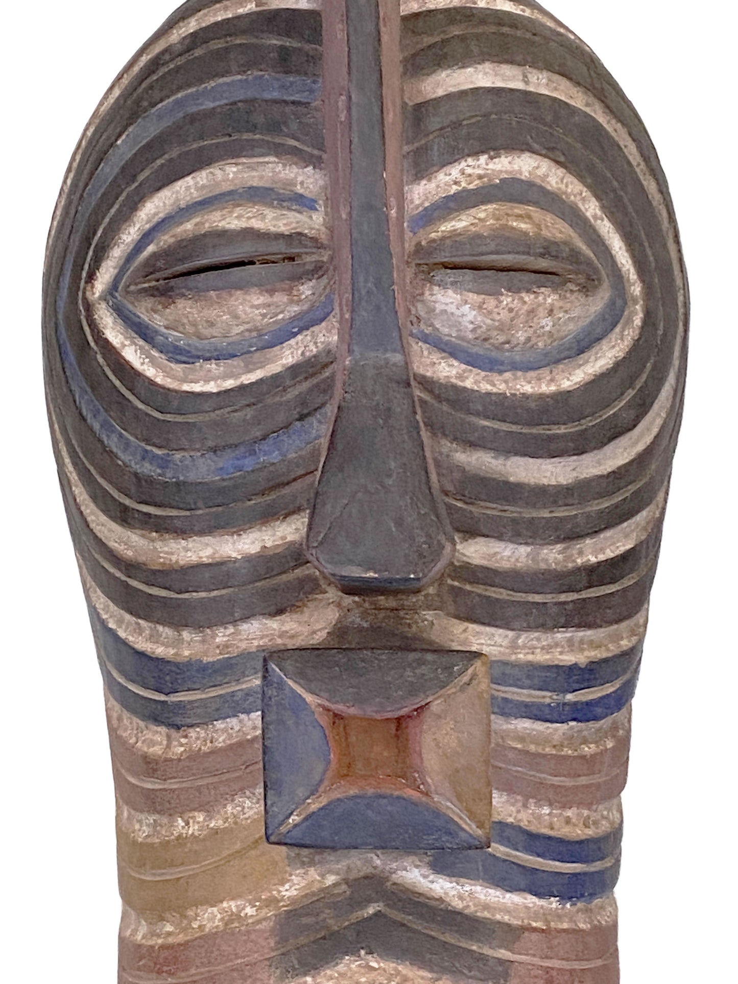 #1768 Huge African Songye Kifwebe Wooden Mask 27.5" H
