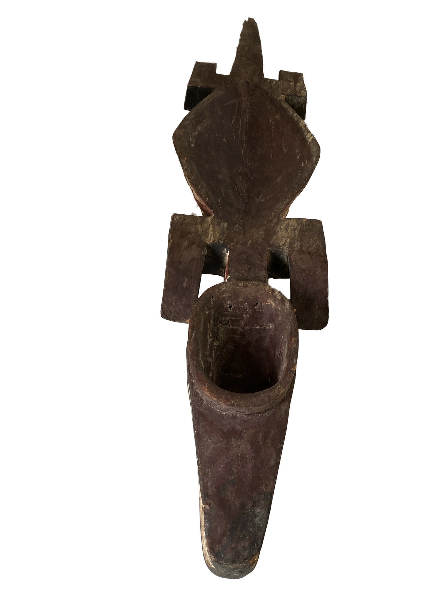 #4321 African Mask Crocodile Nuna Bobo Burkina Faso 43" W