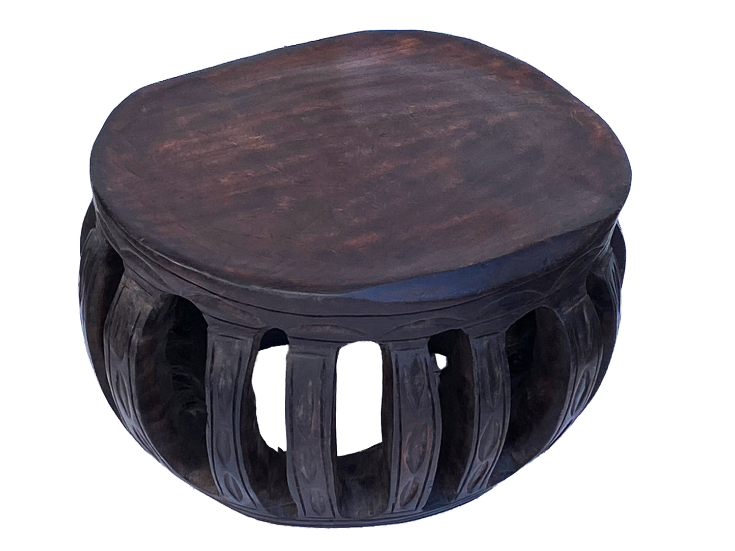 #3822 African Large Baga Stool/Table Guinea-Bissau 16.5"Diameter