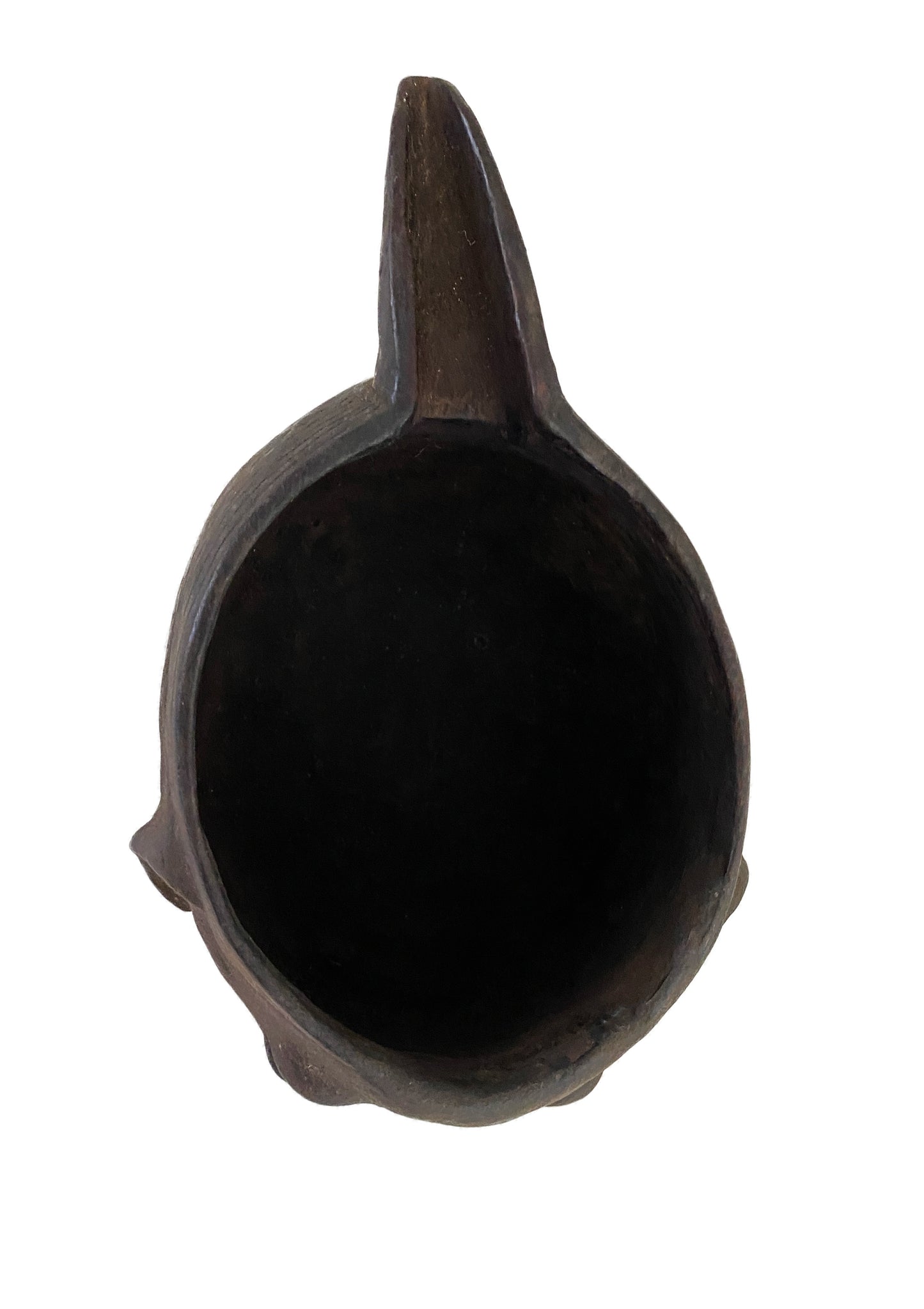 #3728 Kuba wooden Cup Figural Head Congo
