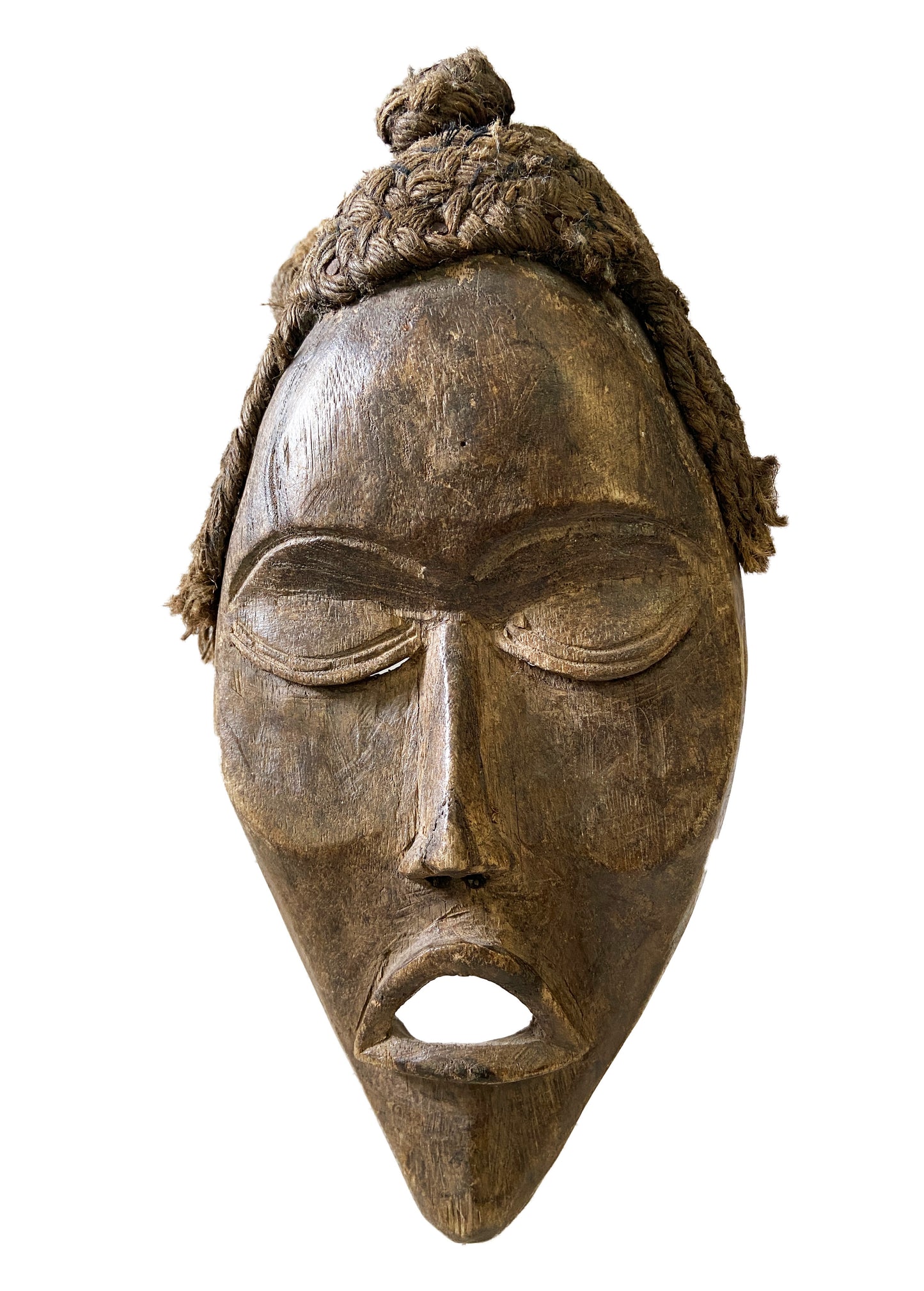 #7028 SUPERB AFRICAN I. COAST DAN CEREMONIAL DANCE MASK