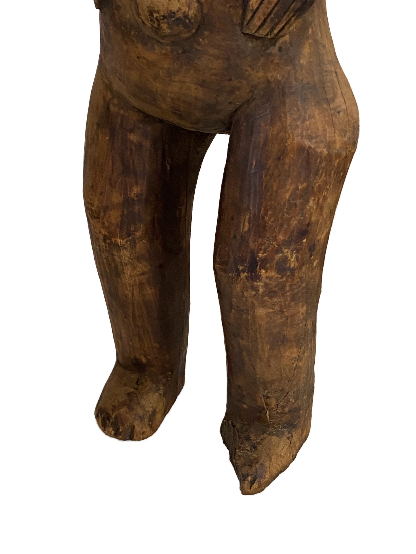 #3918 Old African Senufo Maternity Sculpture 25.5" H